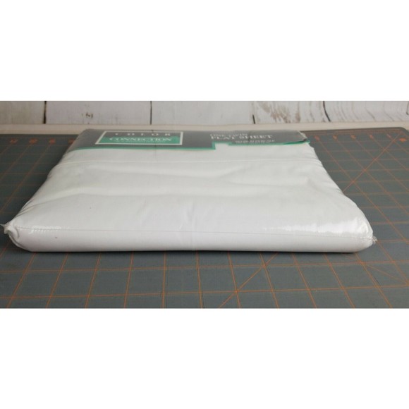 VINTAGE COLOR CONNECTION WESTPOINT White PEPPERELL TWIN XL TWIN SHEET 66X96 - Picture 8 of 8